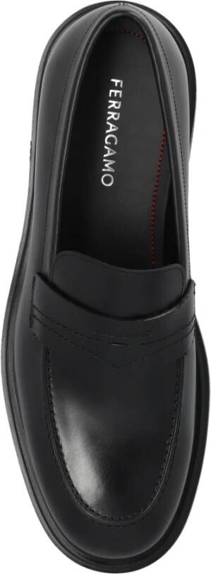 Salvatore Ferragamo Schoenen Caligola type loafers Black Heren