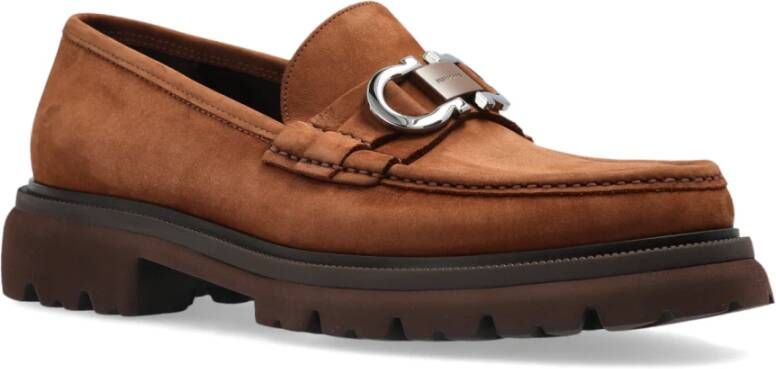 Salvatore Ferragamo Schoenen Cocoon type loafers Brown Heren