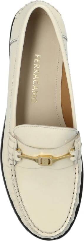 Salvatore Ferragamo Schoenen Harry type loafers Beige Dames