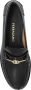 Salvatore Ferragamo Metalen Gesp Leren Loafers met Blokhak Black Dames - Thumbnail 11