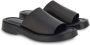 Salvatore Ferragamo Zwarte sandalen met knoop-ritssluiting en Medusa-patch Zwart Heren - Thumbnail 4