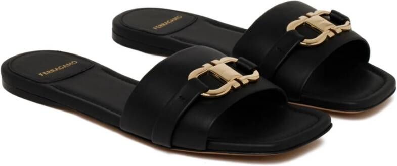 Salvatore Ferragamo Sliders Black Dames