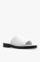 Salvatore Ferragamo Witte Leren Slippers White Dames - Thumbnail 8