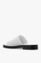 Salvatore Ferragamo Witte Leren Slippers White Dames - Thumbnail 9