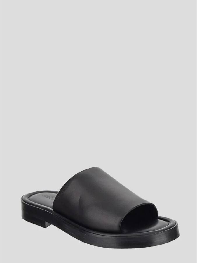 Salvatore Ferragamo Giunone Heren Sliders Zomerse Stijl Upgrade Zwart Heren