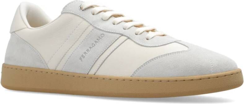 Salvatore Ferragamo Achille sneakers Beige Heren