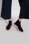 Salvatore Ferragamo Ninette sneakers with sock Zwart Dames - Thumbnail 2