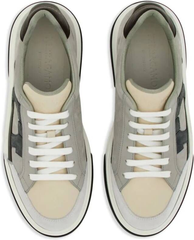 Salvatore Ferragamo Sneakers Gray Heren