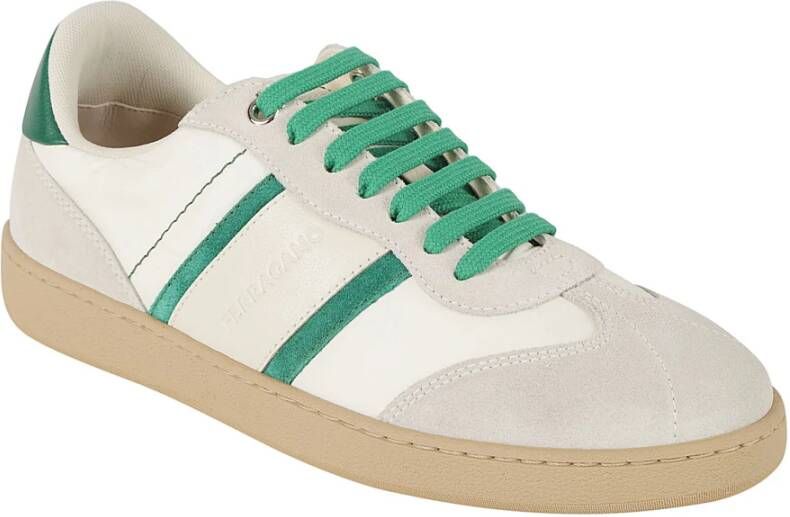 Salvatore Ferragamo Sneakers Green Heren