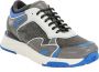 Salvatore Ferragamo Grijze Leren Logo Sneakers voor Heren Gray Heren - Thumbnail 2