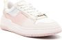Salvatore Ferragamo Sneakers met gladde leren panelen in roze beige wit Multicolor Dames - Thumbnail 3