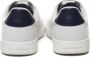 Salvatore Ferragamo Gehamerde leren sneakers met nubuck inzetstukken White Heren - Thumbnail 12