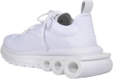 Salvatore Ferragamo Nima Knit 1 Sneaker Wit Dames