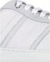 Salvatore Ferragamo Witte Leren Sneakers met Ingedrukt Logo White Heren - Thumbnail 4