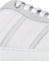 Salvatore Ferragamo Gehamerde leren sneakers met nubuck inzetstukken White Heren - Thumbnail 4