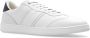 Salvatore Ferragamo Witte Leren Sneakers met Ingedrukt Logo White Heren - Thumbnail 9
