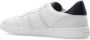Salvatore Ferragamo Gehamerde leren sneakers met nubuck inzetstukken White Heren - Thumbnail 5