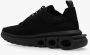 Salvatore Ferragamo Low-Top Sneakers Black Knitted Upper Sneakers in zwart - Thumbnail 9