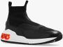 Salvatore Ferragamo Low-Top Sneakers Black Cosma Sock High-Top Sneakers Woman in zwart - Thumbnail 5