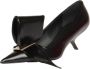 Salvatore Ferragamo Zwarte Ferragamo Sandalen met Hak Zwart Dames - Thumbnail 4