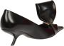 Salvatore Ferragamo Zwarte Ferragamo Sandalen met Hak Zwart Dames - Thumbnail 3