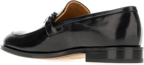 Salvatore Ferragamo Stijlvolle Loafers voor Mannen Black Heren