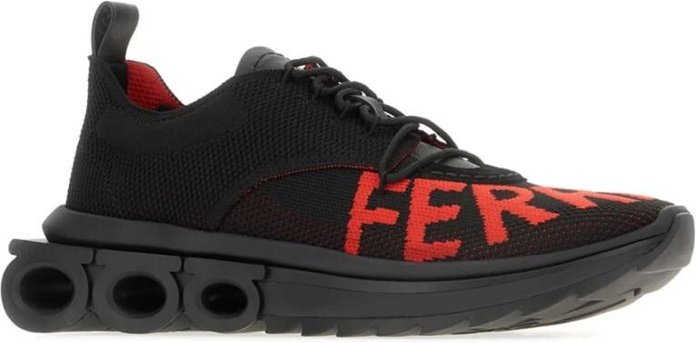 Salvatore Ferragamo Stijlvolle Sneakers voor Dagelijks Gebruik Black Heren