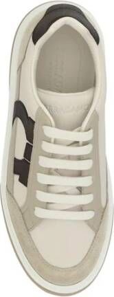 Salvatore Ferragamo Suède Panel Platform Sneakers Multicolor Heren