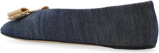 Salvatore Ferragamo Vanna Ballet Flats Blue Dames