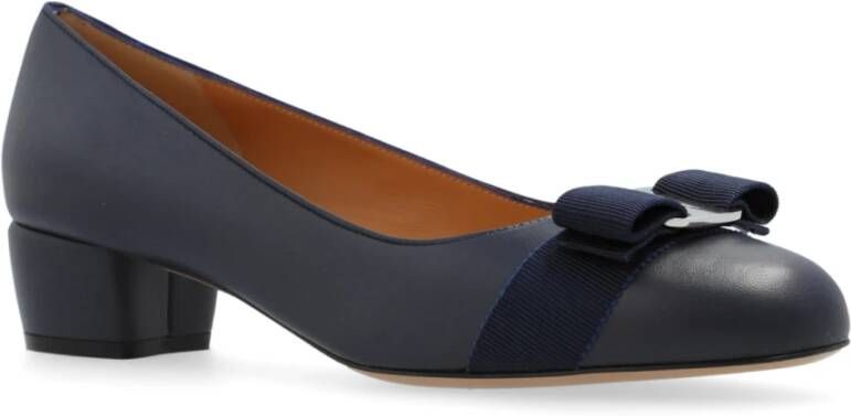 Salvatore Ferragamo 'Vara' Ballet Flats Blue Dames