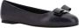 Salvatore Ferragamo Zwarte Leren Ballerina Schoenen Black Dames - Thumbnail 3