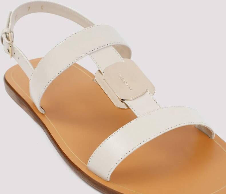 Salvatore Ferragamo Vida Sandalen White Dames