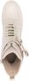 Salvatore Ferragamo Witte Casual Mid Heel Enkellaarsjes White Dames - Thumbnail 4