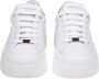 Salvatore Ferragamo Witte Leren Sneakers met Aangepaste Gesp White Dames - Thumbnail 7