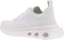 Salvatore Ferragamo Witte Nylon Sneakers met Gancini Zool White Heren - Thumbnail 3