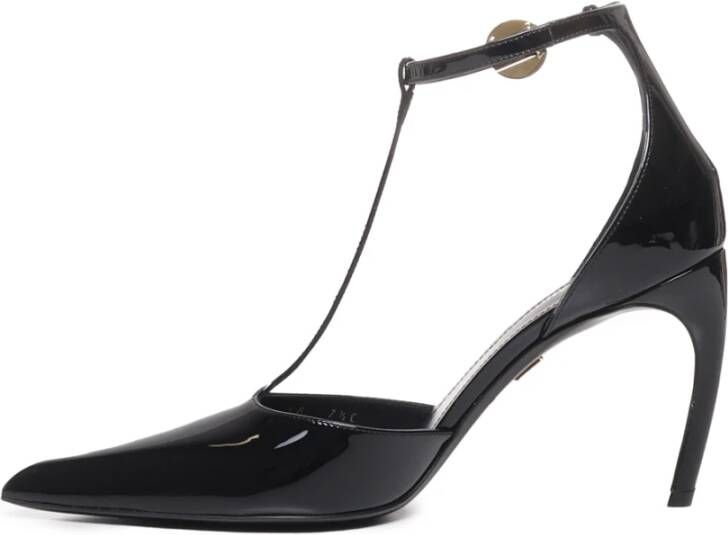 Salvatore Ferragamo Zwarte Ferragamo met Hak Black Dames