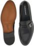 Salvatore Ferragamo Zwarte Kalfsleren Enkellaarzen met Metalen Detail Black Heren - Thumbnail 3