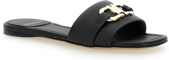 Salvatore Ferragamo Zwarte Leah Sandalen Black Dames