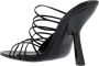 Salvatore Ferragamo Zwarte Leren Hoge Hak Sandalen Ss23 Black Dames - Thumbnail 3