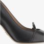 Salvatore Ferragamo Zwarte leren puntige pumps met strik Black Dames - Thumbnail 5