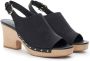 Salvatore Ferragamo Elegante Zwarte Leren Sandalen Black Dames - Thumbnail 7