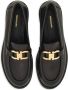 Salvatore Ferragamo Zwarte Leren Instappers met Gancini Detail Black Dames - Thumbnail 7