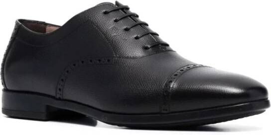 Salvatore Ferragamo Zwarte Oxford Zakelijke Schoenen voor Mannen Black Heren