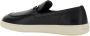 Salvatore Ferragamo Zwarte platte instappers met goudkleurig logo Black Dames - Thumbnail 7