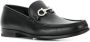 Salvatore Ferragamo Zwarte platte schoenen met paardenbit detail Black Heren - Thumbnail 4