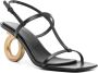 Salvatore Ferragamo Zwarte platte schoenen met vierkante neus Black Dames - Thumbnail 3