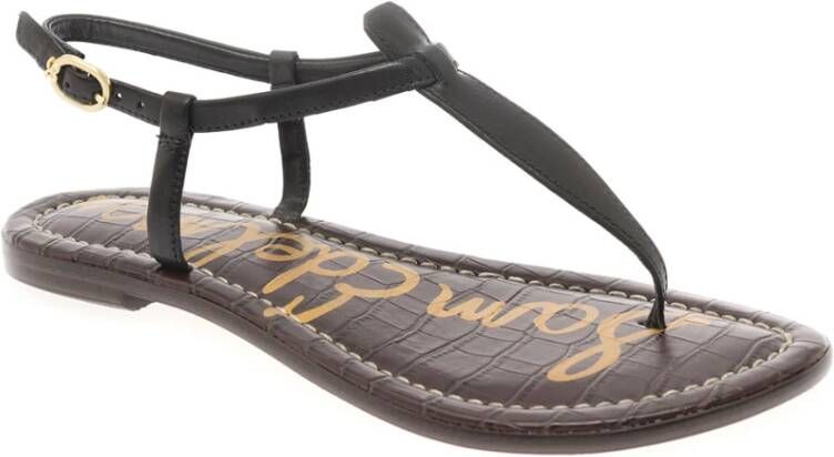 Sam Edelman Zwarte Gigi Thong Sandalen Black Dames