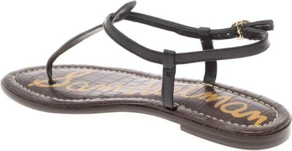 Sam Edelman Zwarte Gigi Thong Sandalen Black Dames