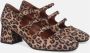 Sangiorgio Beige Mary Jane Hakken Multicolor Dames - Thumbnail 2
