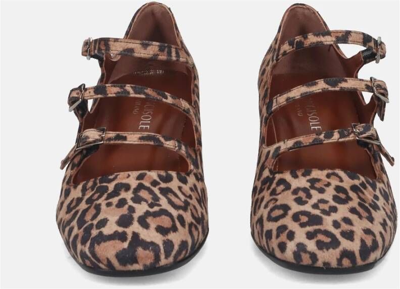 Sangiorgio Beige Mary Jane Hakken Multicolor Dames